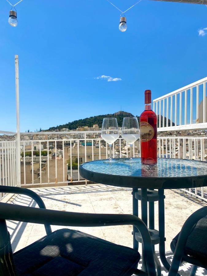 Apartment With Beautiful View Of Lycabettus Athens Ngoại thất bức ảnh